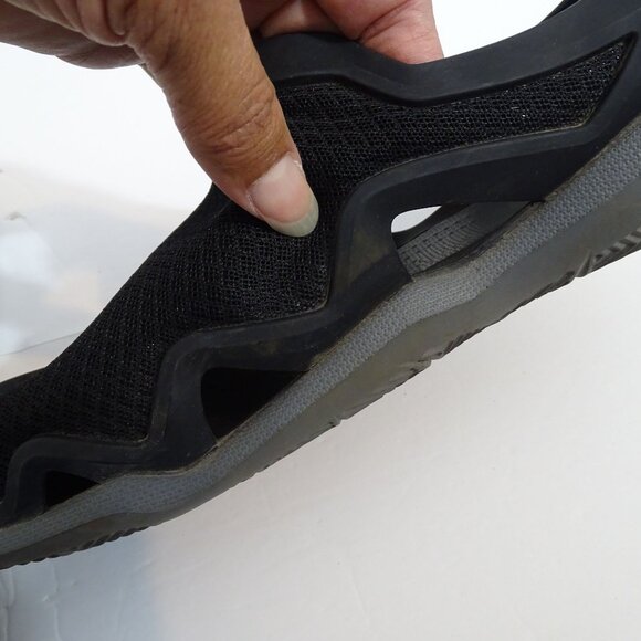 Crocs Mens Swiftwater Mesh Wave Sandals Black Sport Sandals Size 8 Water Shoes - Picture 8 of 8